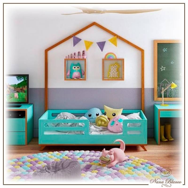 Cama Montessoriana Casinha Berço